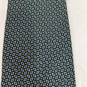 Lauren Ralph Lauren Men’s Tie - 100% Silk - green/blue